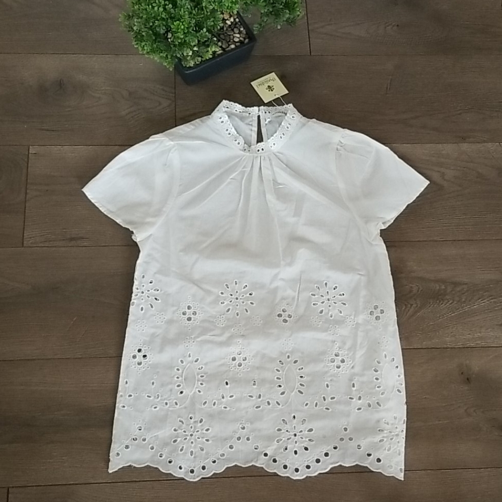 White eyelet Blouse